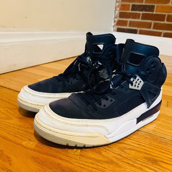 Jordan Spizike Midnight Navy Men’s Size 13 - Picture 4 of 16